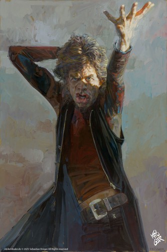 Mick big jagger - "big, aufkleber