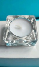 3 Teelichthalter  mit Teelicht