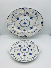 Masons Made in England Form Blue Denmark 2 Stück Servierplatten Tafelgeschirr