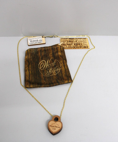 Wood fellas girls necklace - wood,