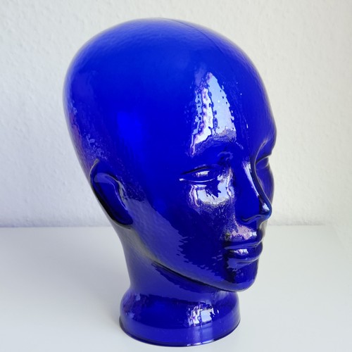 Glas kopf modell friseur - kopf,