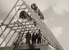 Richtfest Dachstuhl Rohbau