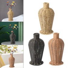 Simulierte Rattan-Blumenvase