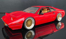 Ferrari 308 GTB Quattrovalvole echt Alufelgen BBS Tuning Modellauto 1:18 F308