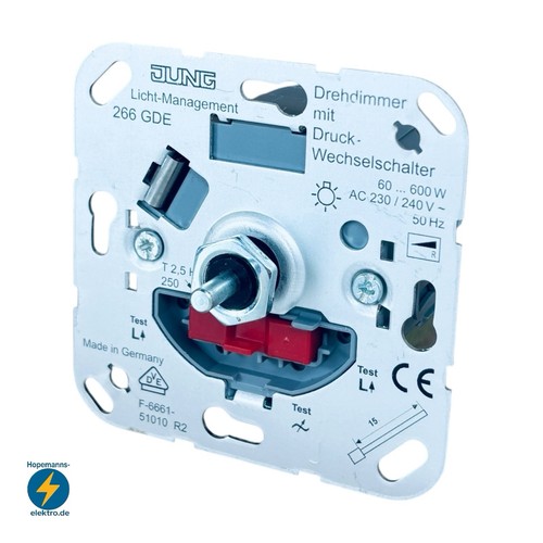 Jung 266 gde drehdimmer - drehdimmer, für