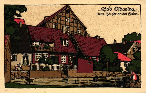 Bad oldesloe alte häuser an - oldesloe,,