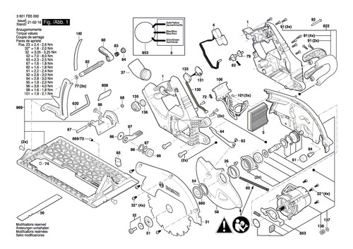 Bosch ersatzteile für gks - bosch,