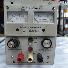 Lambda Model LP 410A FM Labornetzteil 10Volt 2,0 Ampere 