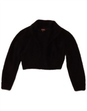 PHASE EIGHT Damen Bolero Pullover UK 8 Small Schwarz Angora AM14