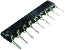 750 Stück A223G 22K Ohm Widerstandsnetzwerk 9PIN SIL 8x Single Common Royalohm