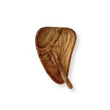 S014 Antipasti Herz Tablett aus Olivenholz Schneidebrett Aperitif Handarbeit