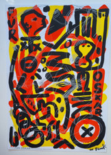 A.R. Penck "Für Oskar"