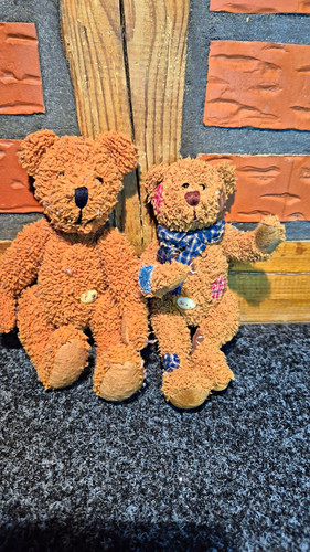 Plüschbär teddy braun mit - plüschbär,