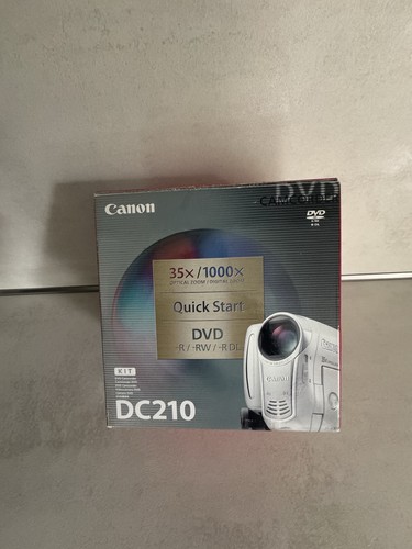 Canon dc210 dvd camcorder - dvd,