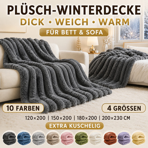 Warme kuscheldecke sherpa - kuscheldecke, |