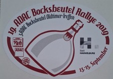 Werbe - Aufkleber - 19. ADAC