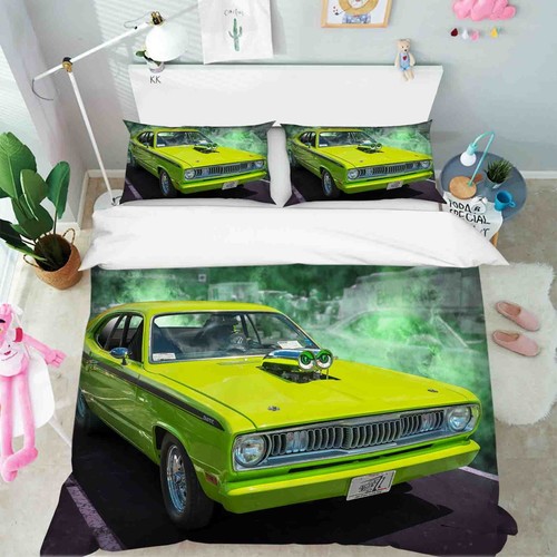 Auto retro gelb quilt - 3d,