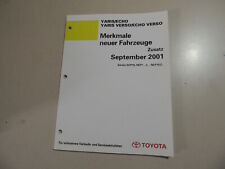 Toyota Yaris / Echo Verso  SCP NCP NLP Werkstatthandbuch Einführungsschrift