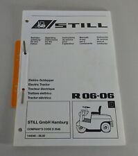 Betriebsanleitung / Handbuch Elektro Schlepper R 06-06 Stand 08/1992