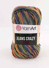 YarnArt Jeans Crazy Türkische Wolle Farbverlauf Strickgarn 50g  Yarnarts