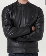 Belstaff v Racer Lederjacke, Schwarz, Größe 52, Belstaff Jacke, Belstaff