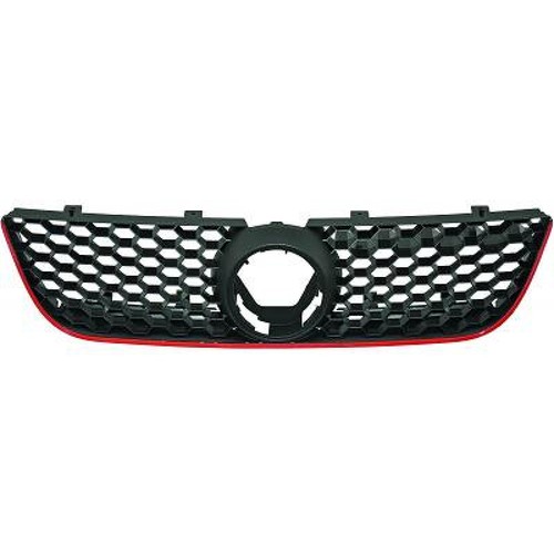 Kühlergrill rot schwarz
