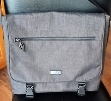Stratic Lead Laptop Tasche Umhängetasche grau 30 x 40 x 10 cm