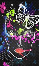 POSTER XXL POP ART GESICHT