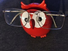 Pylones Brillenhalter Owl - Eule - Rot - fast wie neu