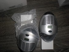 Raumluftreiniger mit Thermometer silber Doppel ,Ionisator