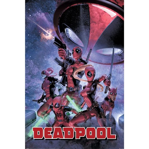 Poster deadpool family - -,