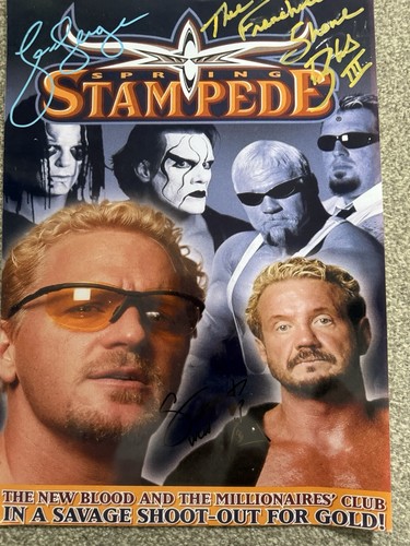 Wcw spring stampede signed - wcw,