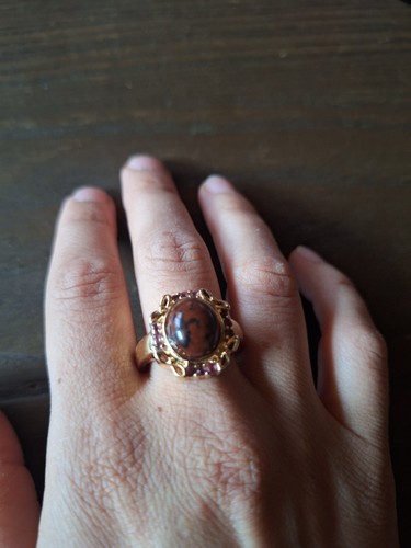 Vergoldeter damen silberring - vergoldeter,