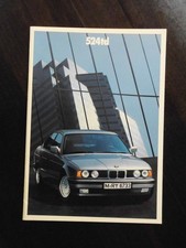 BMW 5er E34 524td Prospekt 1988