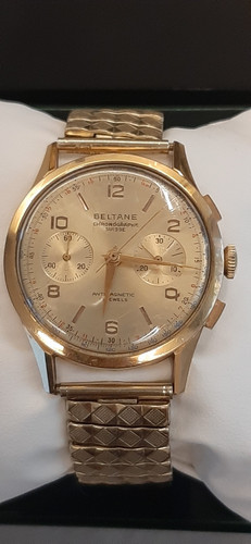 Chronographe suisse 18k - suisse, gold