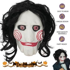 Halloween Saw Latex Maske mit