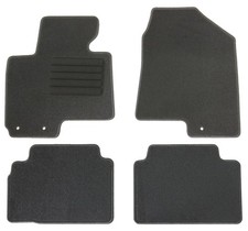 Fußmatten Set für Hyundai IX35 2010-2015 Autoteppiche mit 100% Passform Schwarz