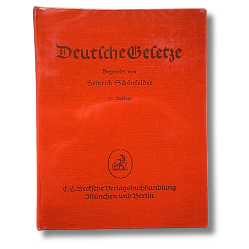 Deutsche gesetze schönfelder - gesetze,