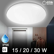 LED Deckenleuchte Rund Deckenlampe Bürolampe Flurlampe für Wohnzimmer Küche Bad