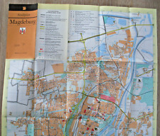 MAGDEBURG, alter Stadtplan von