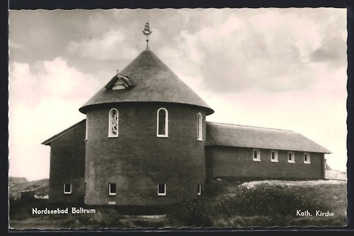 Ansichtskarte baltrum kath - ansichtskarte, baltrum,