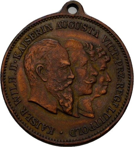 Medaille wilhelm augusta - wilhelm,