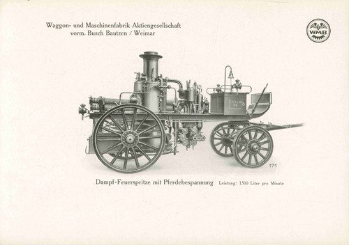 Dampf feuerspritze mit - dampf-feuerspritze,
