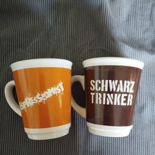 2 x McDonald's 2010 Tasse Becher Mug Sammeln Rar McCAFE Pot  Mocha Espresso