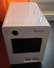 ZyXEL NSA 220 Plus Gehäuse / RAID JBOD / USB / NAS / Ohne HDD in Weiß Gebraucht
