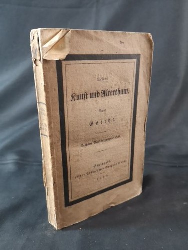 Ueber kunst und alterthum - und,