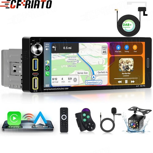 1din autoradio wireless - 6,9",