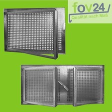 Stahl Kellerfenster Sondergrößen, verzinkt, ein- und zweiflügelig + 4 Mauera