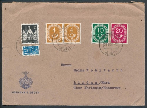 Bund 124 waagerechtes - mi, (waagerechtes