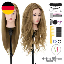 Frisierkopf,Neverland Übungskopf 71Cm 80% Echthaar,Frisieren Trainingsköpfe Für 